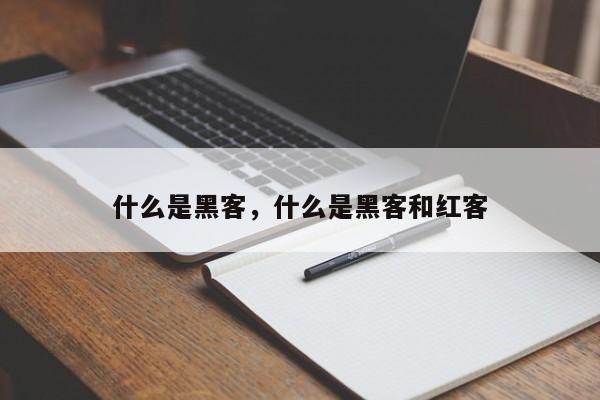 什么是黑客，什么是黑客和红客